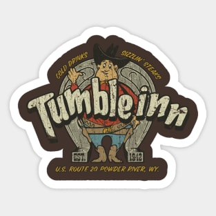 Tumble Inn Wyoming 1942 Sticker